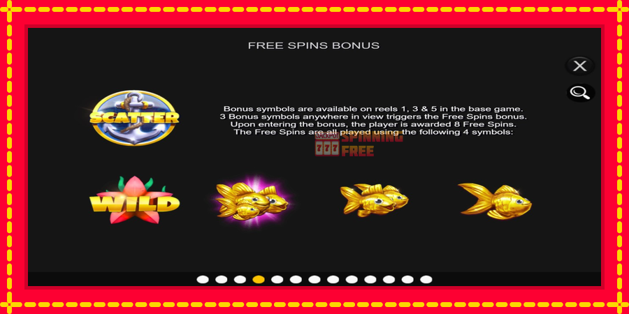 Gold Fishy Free Spins mesin slot dengan animasi cerah, gambar 5