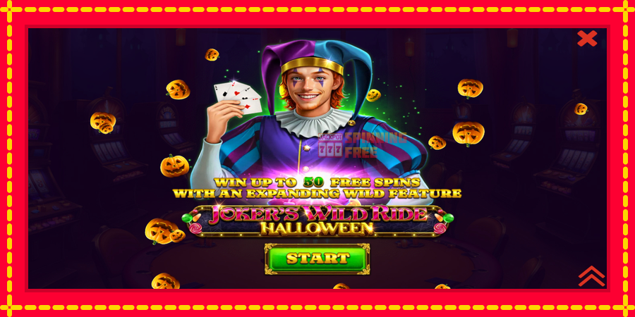 Jokers Wild Ride Halloween mesin slot dengan animasi cerah, gambar 1