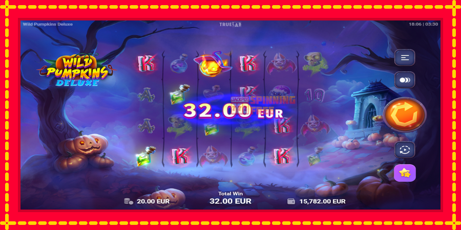 Wild Pumpkins Deluxe mesin slot dengan animasi cerah, gambar 4