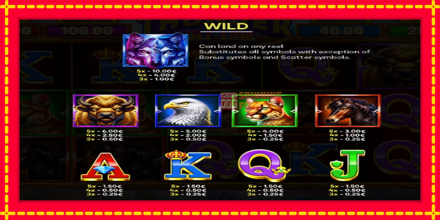 Thunder Wolf Link mesin slot dengan animasi cerah, gambar 4