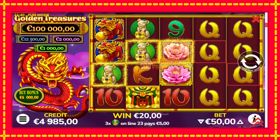 Golden Treasures mesin slot dengan animasi cerah, gambar 4