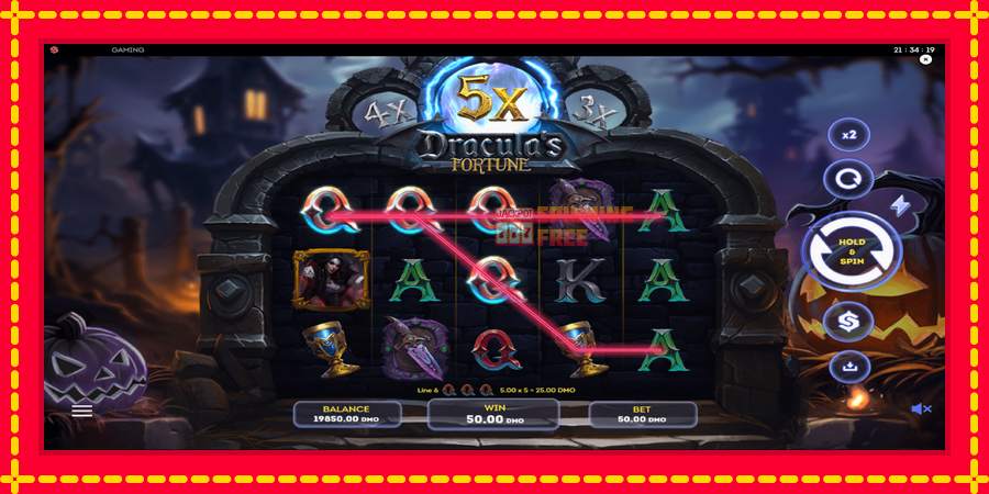 Draculas Fortune mesin slot dengan animasi cerah, gambar 2