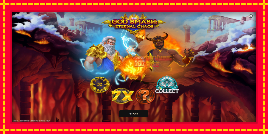 God Smash: Eternal Chaos mesin slot dengan animasi cerah, gambar 1