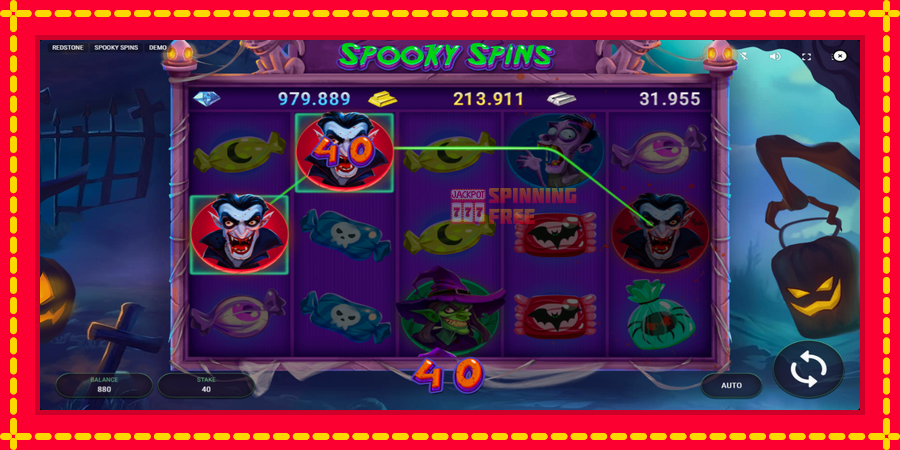 Spooky Spins mesin slot dengan animasi cerah, gambar 3