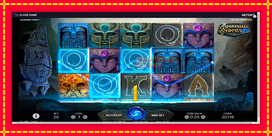 Asgardian Stones mesin slot dengan animasi cerah, gambar 5