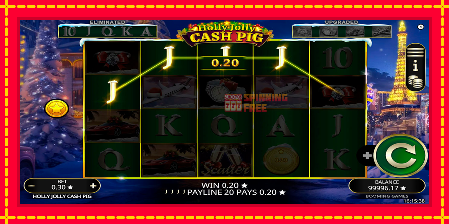 Holly Jolly Cash Pig mesin slot dengan animasi cerah, gambar 5