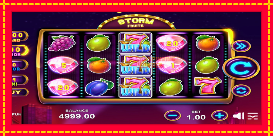 Storm Fruits mesin slot dengan animasi cerah, gambar 3