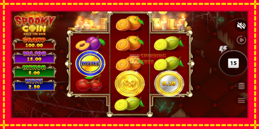 Spooky Coin Hold The Spin mesin slot dengan animasi cerah, gambar 4