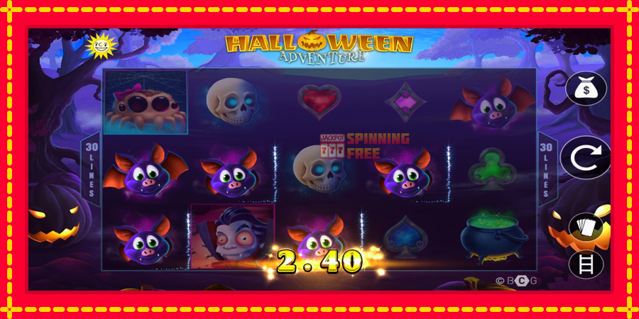 Halloween Adventure mesin slot dengan animasi cerah, gambar 2