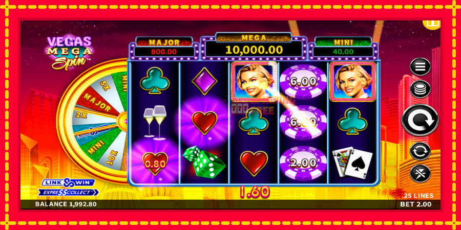 Vegas Mega Spin mesin slot dengan animasi cerah, gambar 3