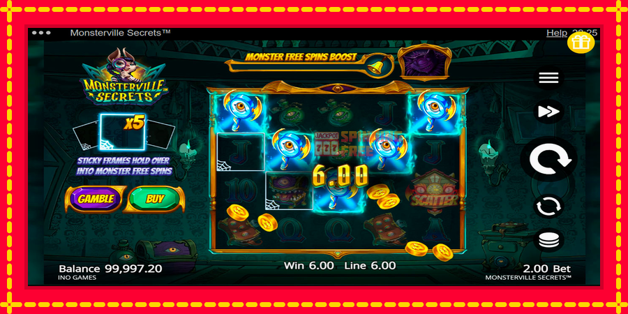 Monsterville Secrets mesin slot dengan animasi cerah, gambar 4