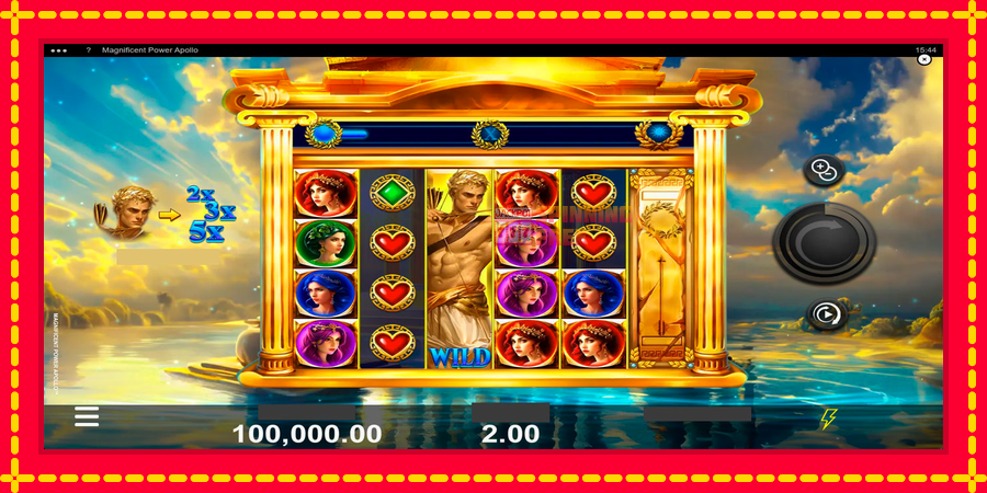 Magnificent Power Apollo mesin slot dengan animasi cerah, gambar 1