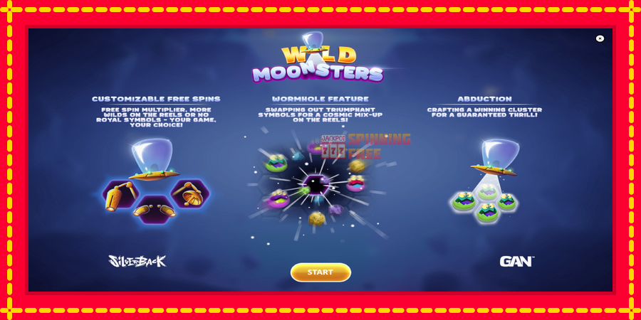 Wild Moonsters mesin slot dengan animasi cerah, gambar 1