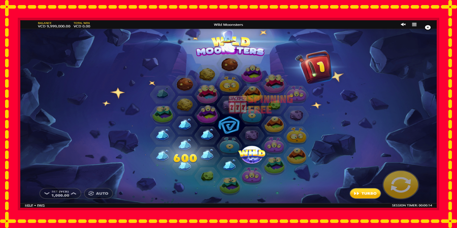 Wild Moonsters mesin slot dengan animasi cerah, gambar 3