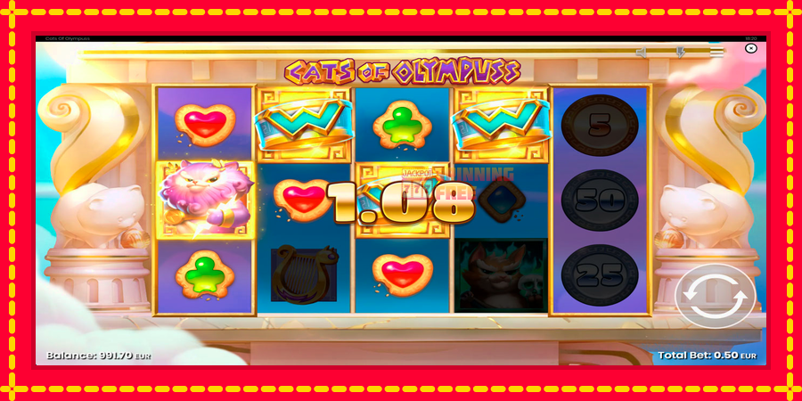 Cats of Olympuss mesin slot dengan animasi cerah, gambar 4