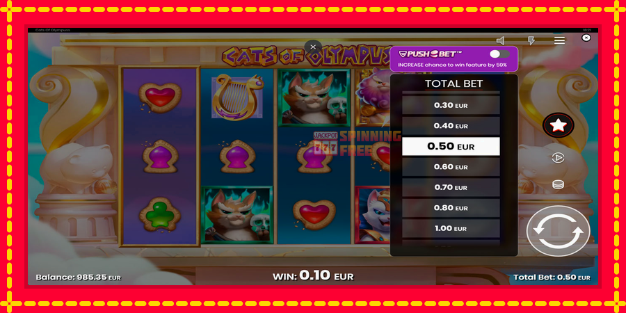 Cats of Olympuss mesin slot dengan animasi cerah, gambar 6