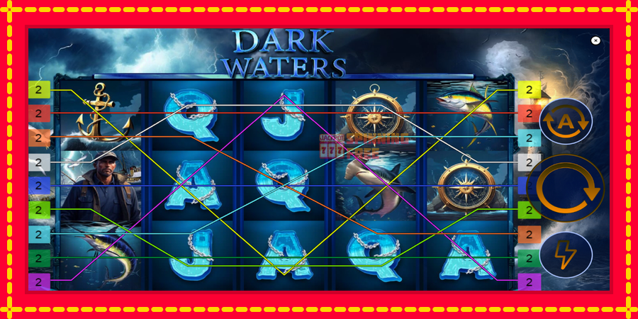 Dark Waters mesin slot dengan animasi cerah, gambar 1