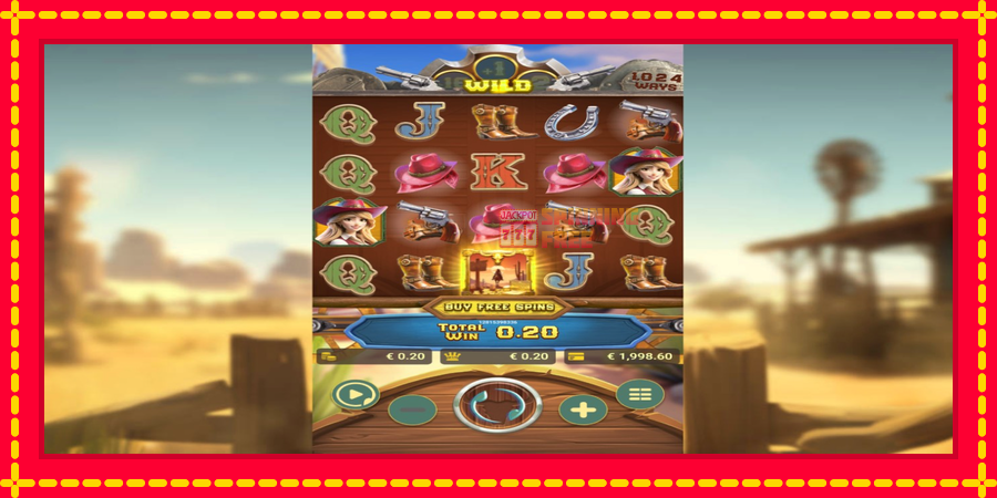 Gold West mesin slot dengan animasi cerah, gambar 3