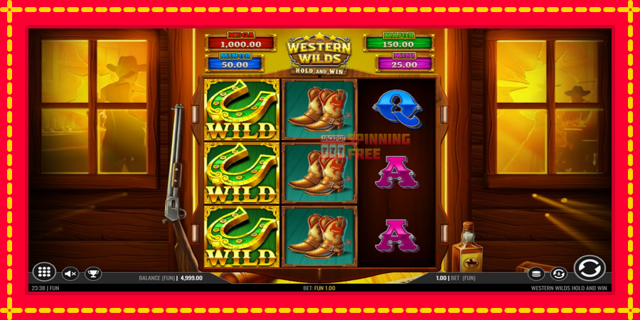 Western Wilds Hold and Win mesin slot dengan animasi cerah, gambar 2