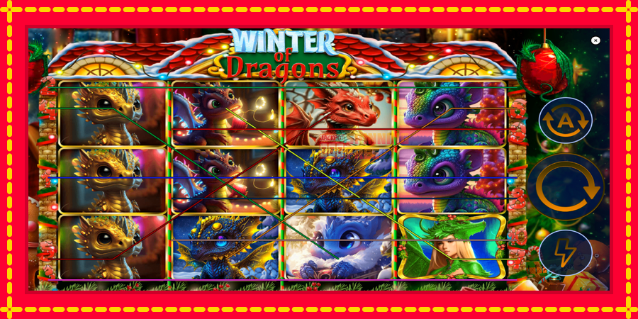 Winter of Dragons mesin slot dengan animasi cerah, gambar 1