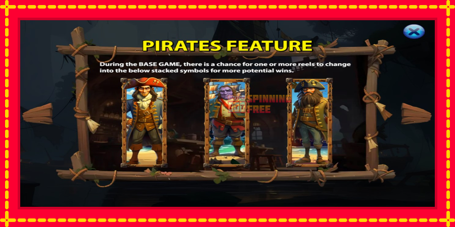 Pirates Treasure Quest mesin slot dengan animasi cerah, gambar 5