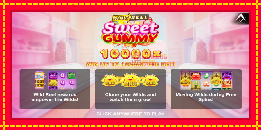 Sweet Gummy mesin slot dengan animasi cerah, gambar 1