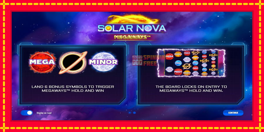 Solar Nova Megaways mesin slot dengan animasi cerah, gambar 1