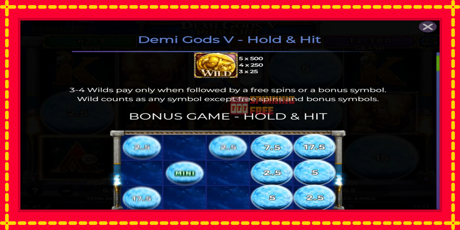 Demi Gods V Hold & Hit mesin slot dengan animasi cerah, gambar 4