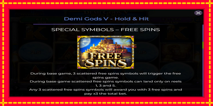 Demi Gods V Hold & Hit mesin slot dengan animasi cerah, gambar 5