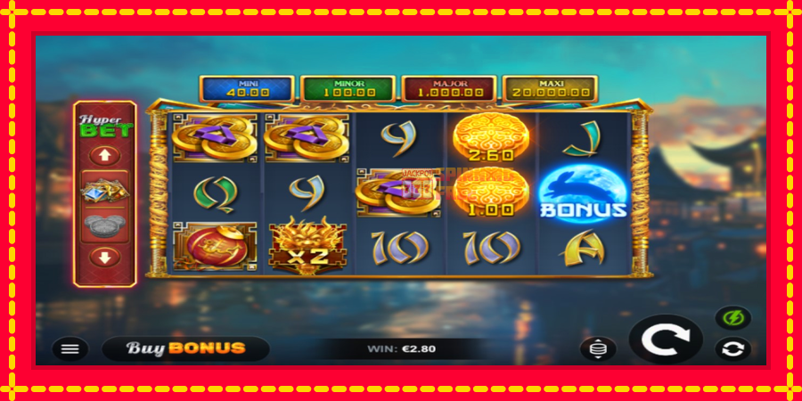 Mooncake Riches Hold and Win mesin slot dengan animasi cerah, gambar 3