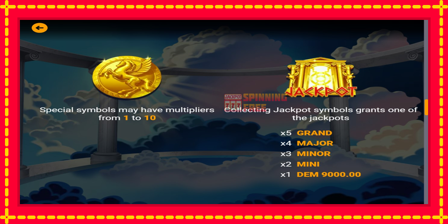 Power of Zeus mesin slot dengan animasi cerah, gambar 6