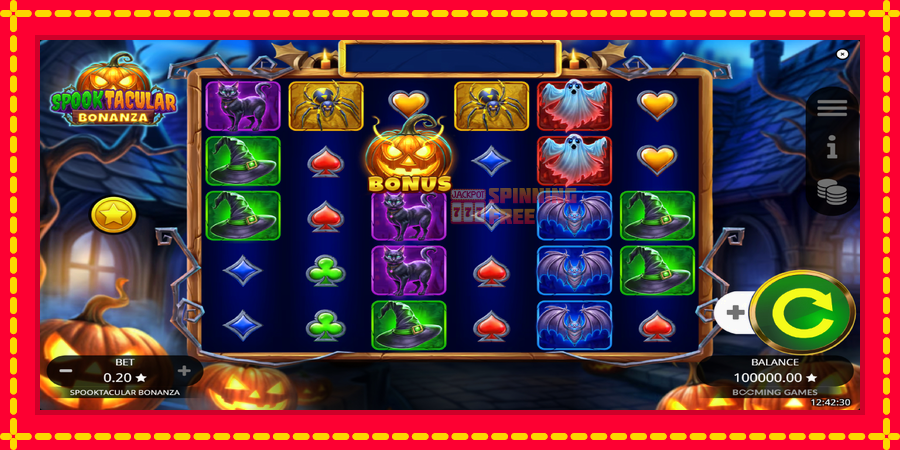 Spooktacular Bonanza mesin slot dengan animasi cerah, gambar 2