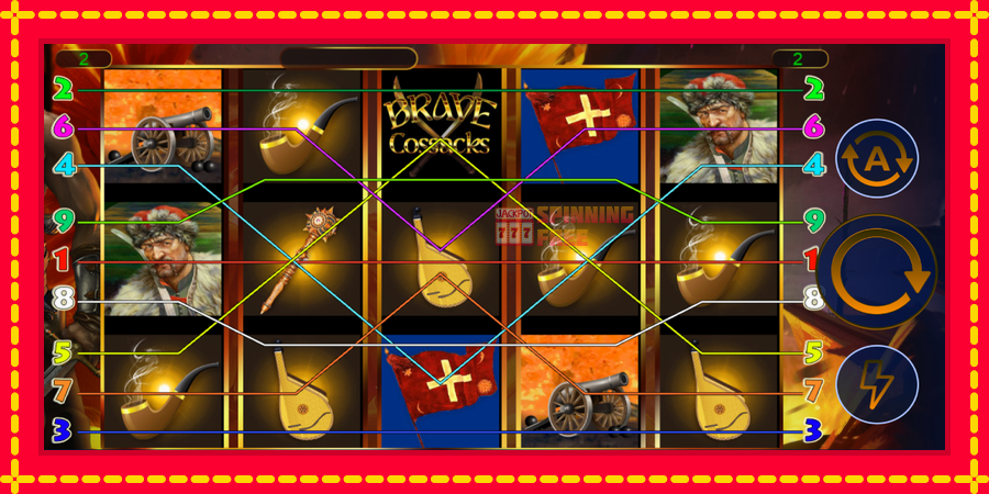 Brave Cossacks mesin slot dengan animasi cerah, gambar 1