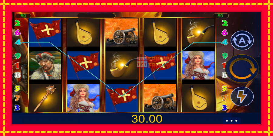 Brave Cossacks mesin slot dengan animasi cerah, gambar 3