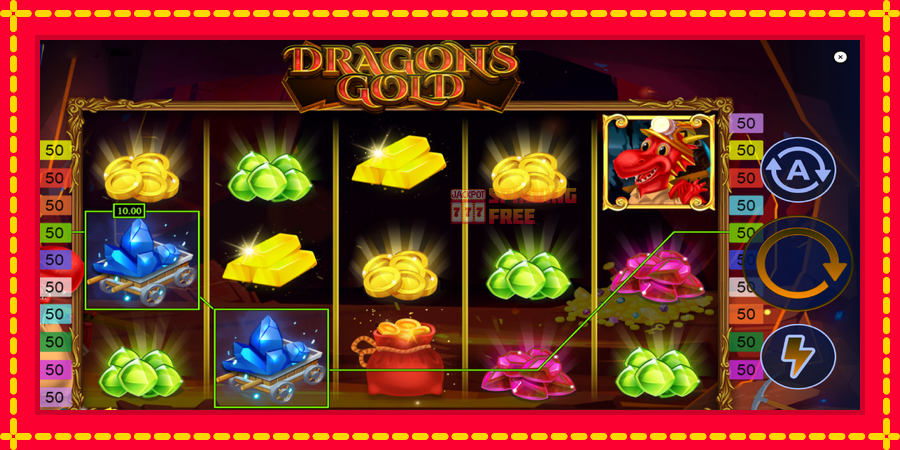 Dragons Gold SL mesin slot dengan animasi cerah, gambar 4