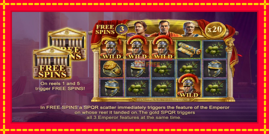 Roman Emperors mesin slot dengan animasi cerah, gambar 6