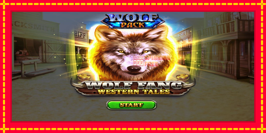 Wolf Fang - Western Tales mesin slot dengan animasi cerah, gambar 1