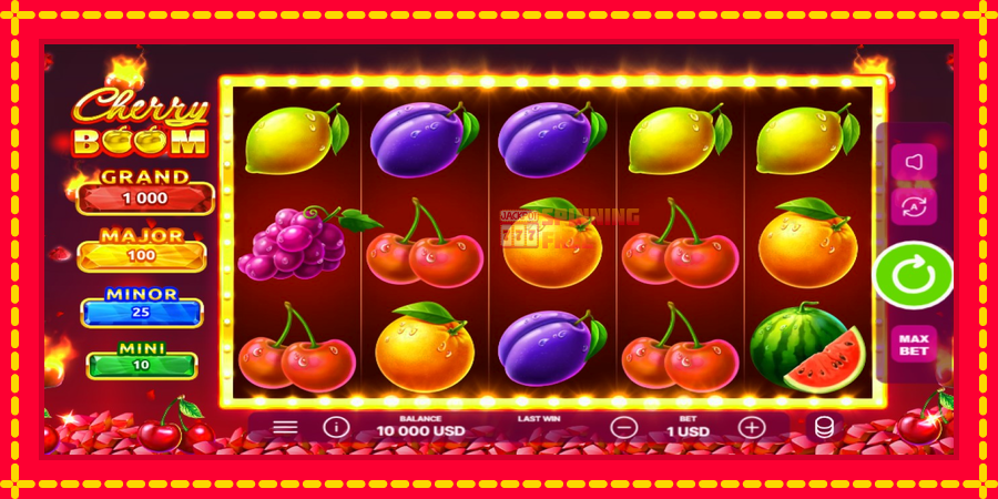 Cherry Boom mesin slot dengan animasi cerah, gambar 1