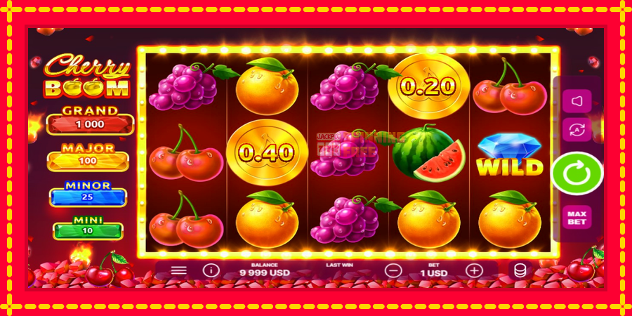 Cherry Boom mesin slot dengan animasi cerah, gambar 2