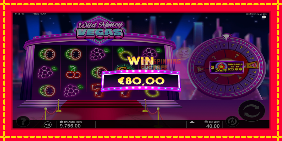 Wild Money Vegas mesin slot dengan animasi cerah, gambar 4