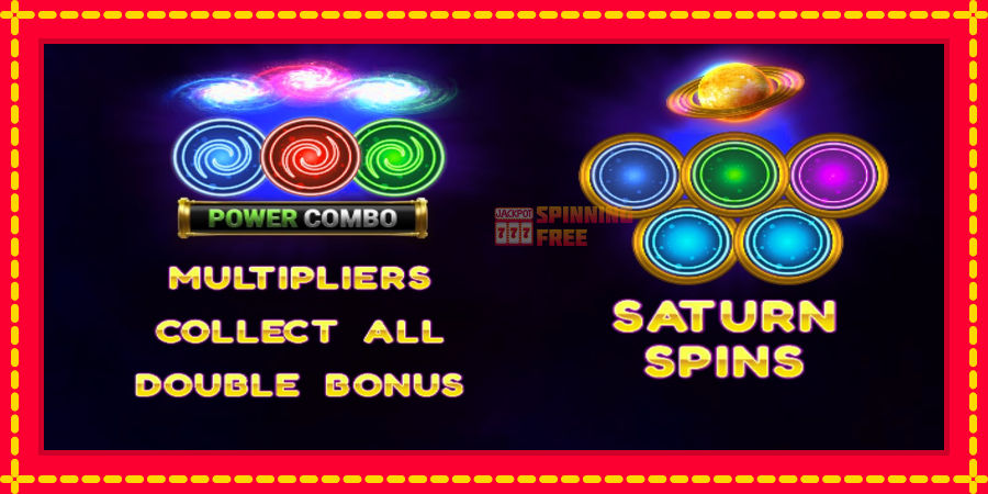 Saturn Spins Power Combo mesin slot dengan animasi cerah, gambar 4