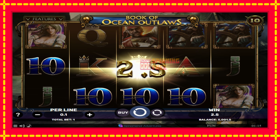 Book of Ocean Outlaws mesin slot dengan animasi cerah, gambar 3