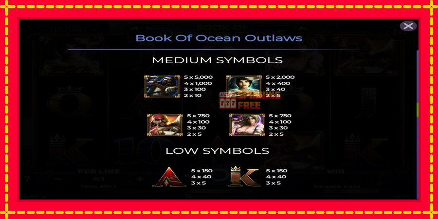 Book of Ocean Outlaws mesin slot dengan animasi cerah, gambar 6