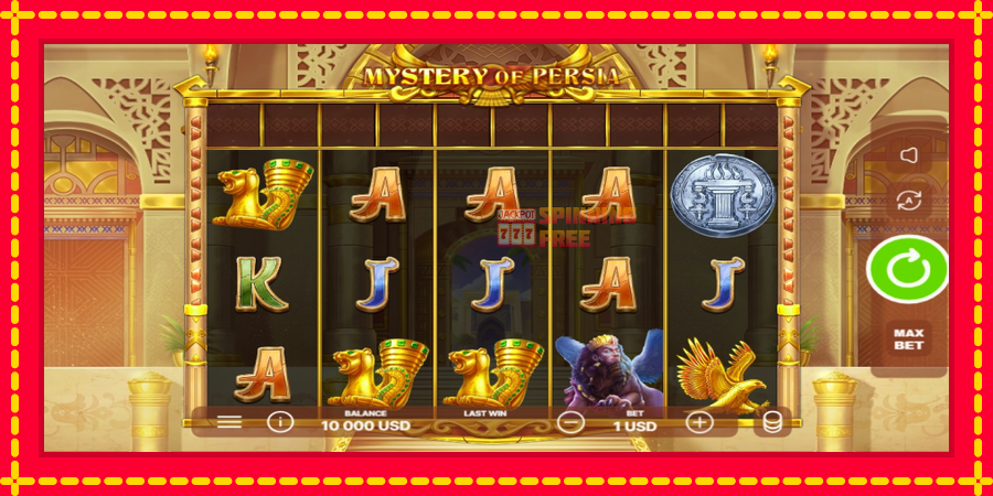 Mystery of Persia mesin slot dengan animasi cerah, gambar 1