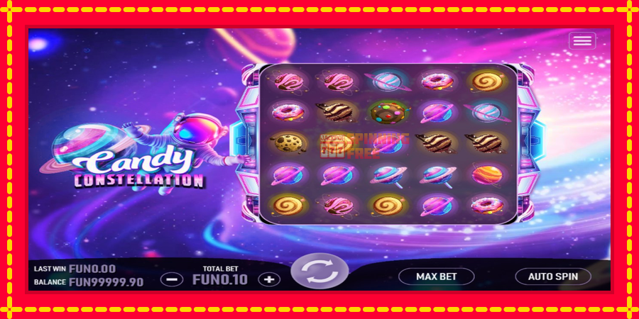 Candy Constellation mesin slot dengan animasi cerah, gambar 1