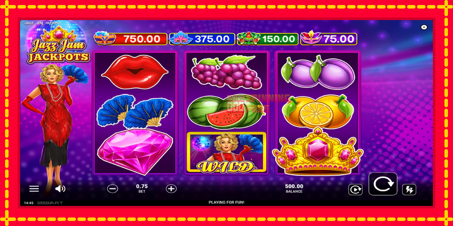 Jazz Jam Jackpots mesin slot dengan animasi cerah, gambar 2