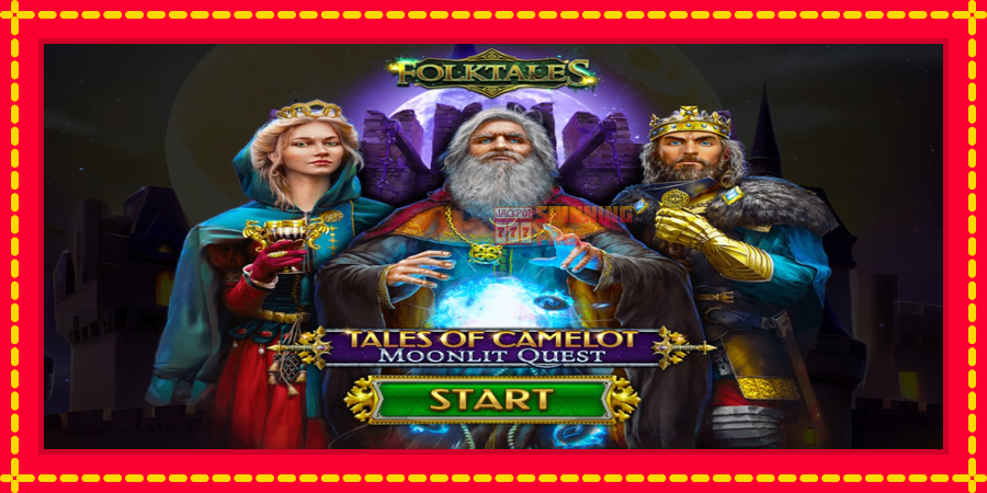 Tales of Camelot - Moonlit Quest mesin slot dengan animasi cerah, gambar 1