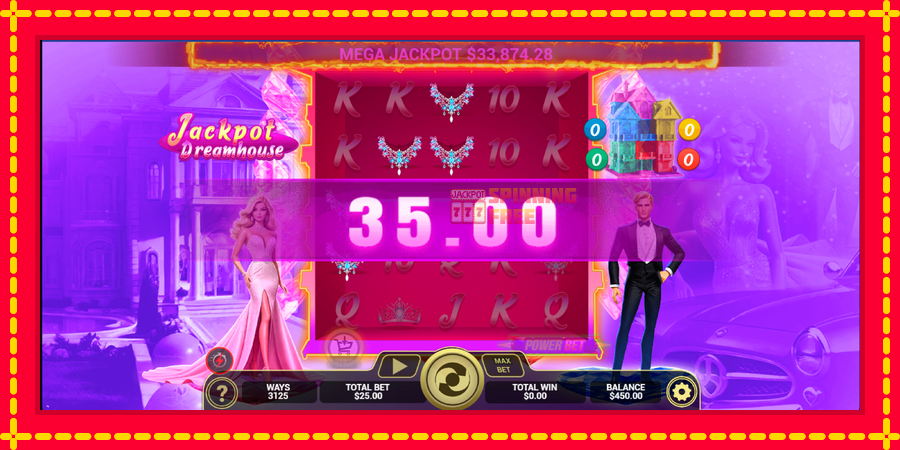 Jackpot Dreamhouse mesin slot dengan animasi cerah, gambar 3