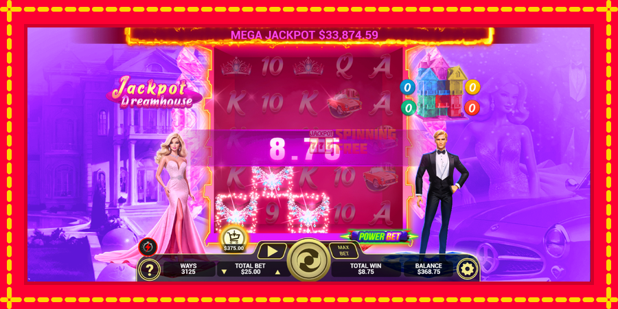 Jackpot Dreamhouse mesin slot dengan animasi cerah, gambar 4