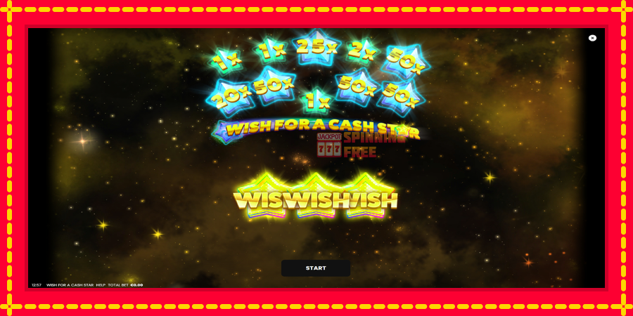 Wish for a Cash Star mesin slot dengan animasi cerah, gambar 1